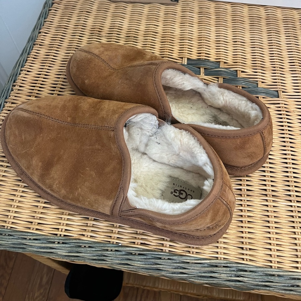 UGG Tan Suede Slip-Ons